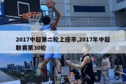 2017中超第二轮上座率,2017年中超联赛第30轮