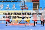 nba2k14修改器游戏尚未运行,nba2k14无法修改myplayer