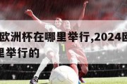 2024欧洲杯在哪里举行,2024欧洲杯在哪里举行的