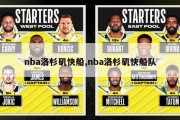 nba洛杉矶快船,nba洛杉矶快船队