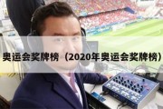 奥运会奖牌榜（2020年奥运会奖牌榜）