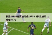 科比1米98身高被烧成1米53（科比被烧成啥样了）