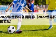 2022年世界杯各国阵容（2022世界杯国家队）